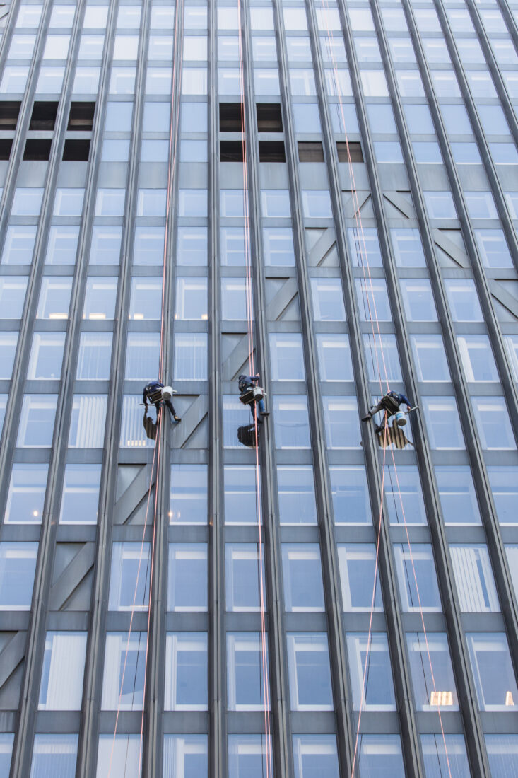Free stock image of Window Washers Building