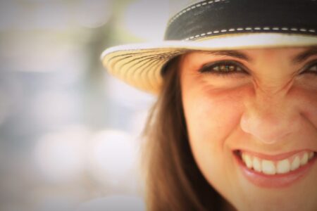 Smiling Girl in Hat